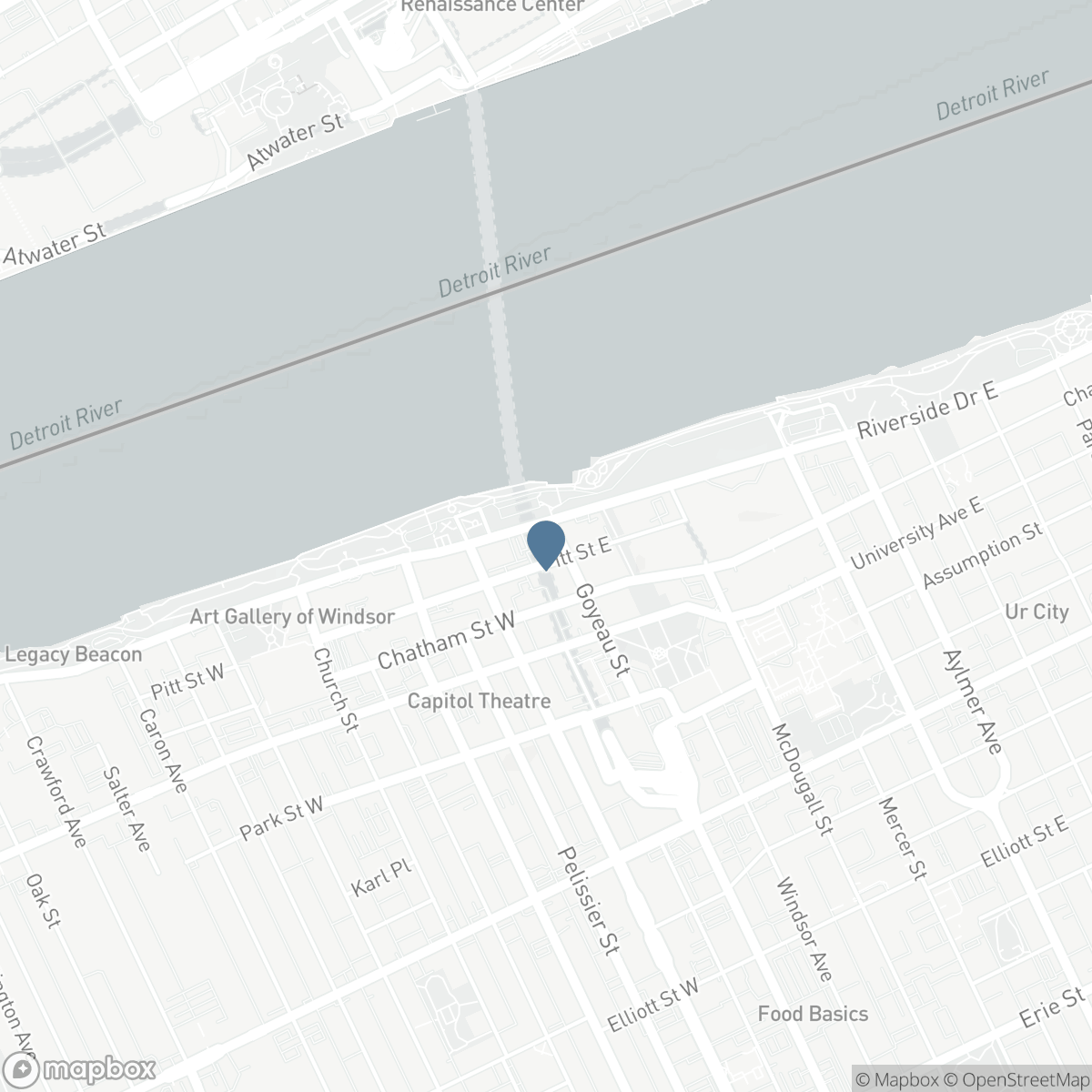 75 RIVERSIDE DRIVE East Unit# 1204, Windsor, Ontario N9A 7C4